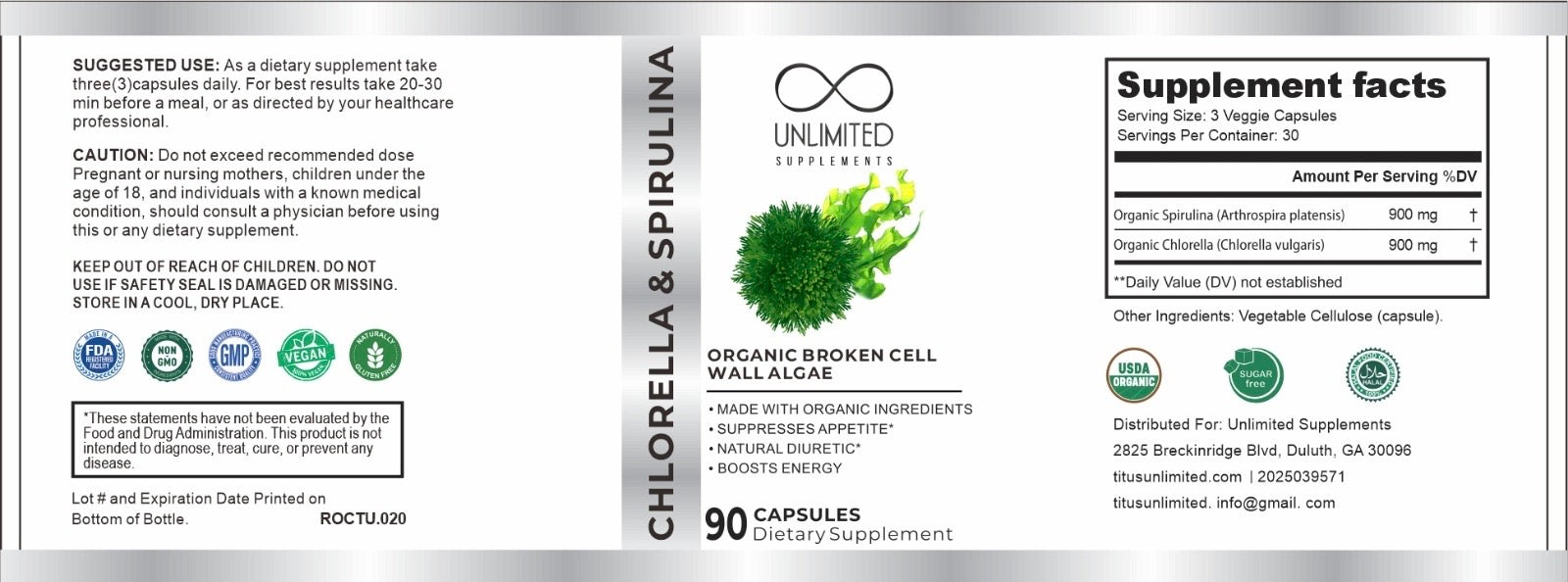 Chlorella/Spirulina