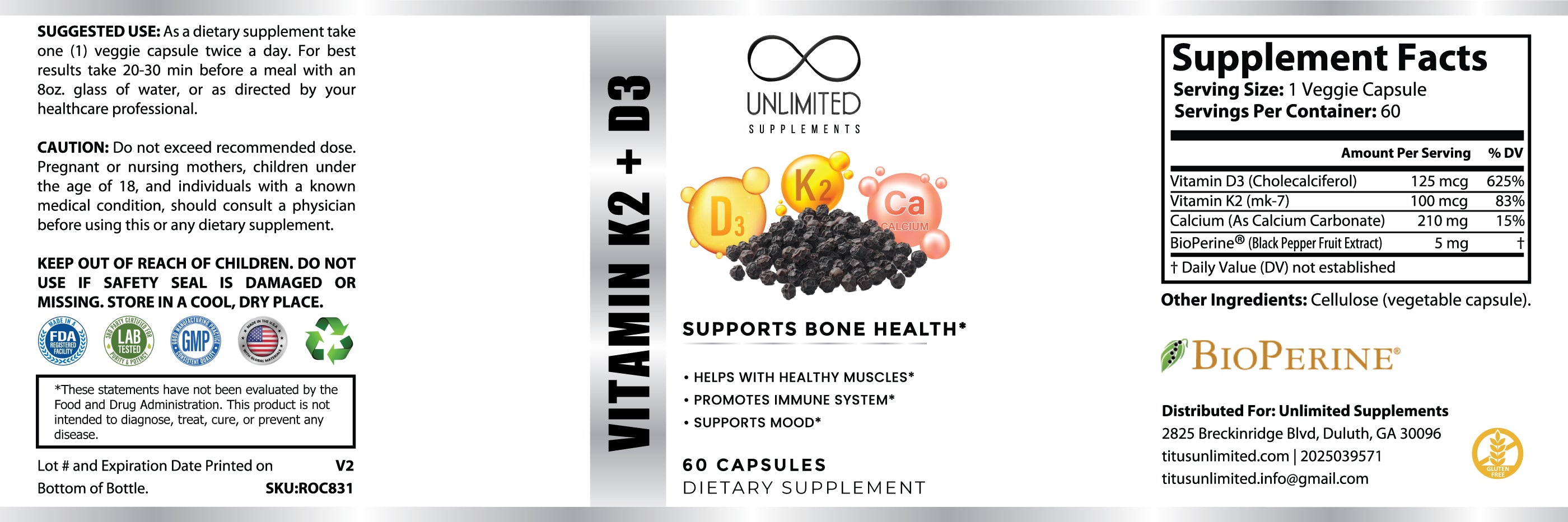 Vitamin K2+D3