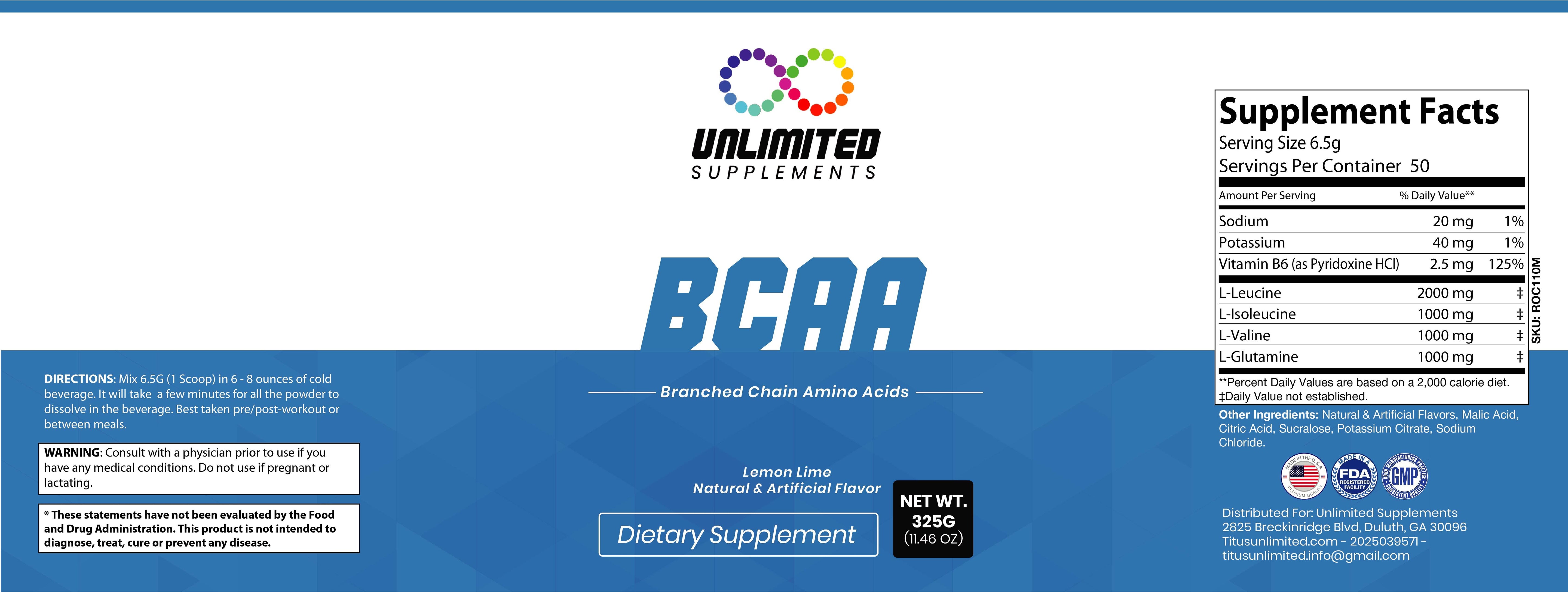 BCAA - Lemon lime and Grape
