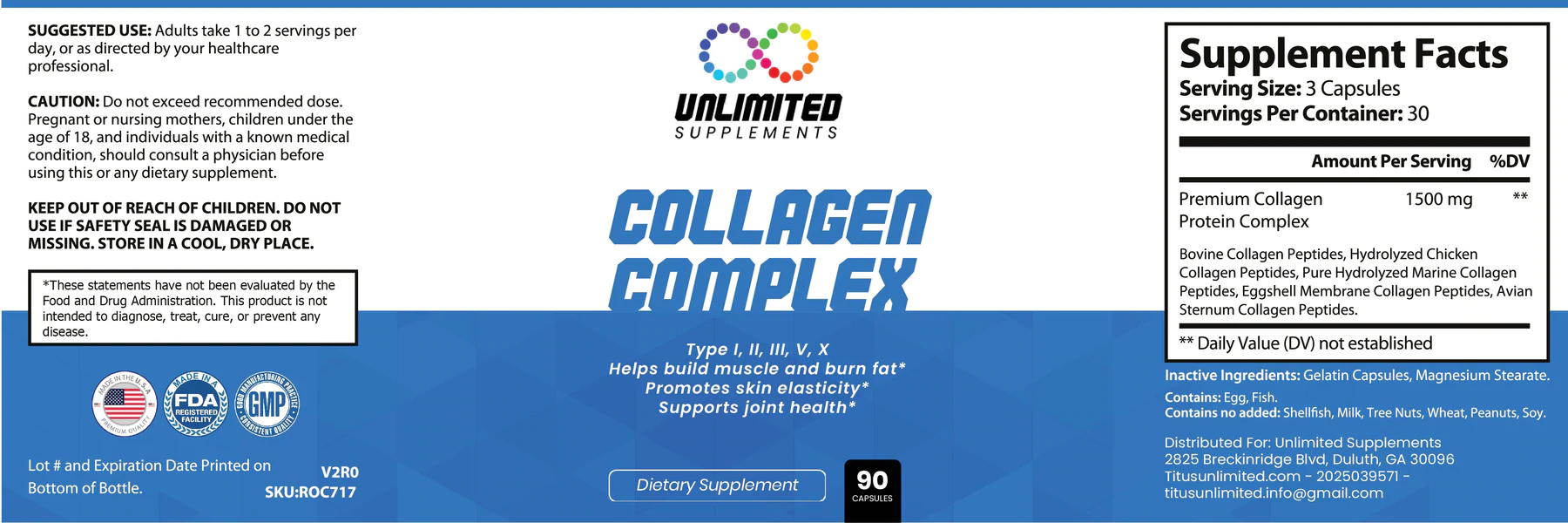 Collagen Type 1&3 Grass Fed
