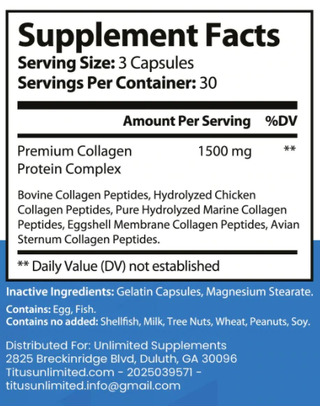 Collagen Type 1&3 Grass Fed
