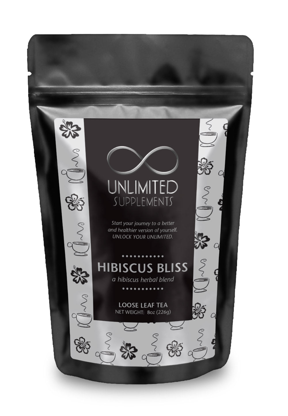 Hibiscus Bliss, a Hibiscus Herbal Blend - NEW 8oz size!