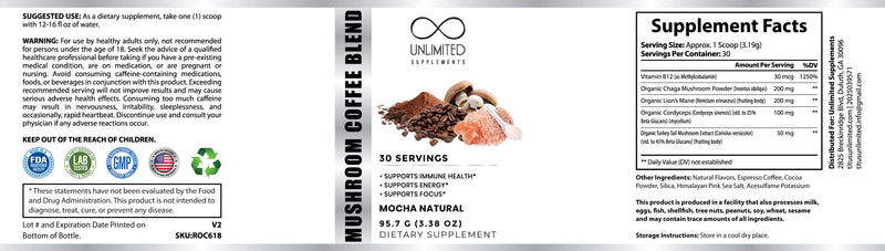 NEW! Organic Mushroom Coffee Blend